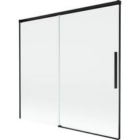 Mexen Rox dviejų dalių slankusis vonios ekranas, 170 x 150 cm, skaidrus, juodas - 8C9-170-001-70-00