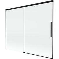 Mexen Rox staktas voniai, dviejų sparnų, slankiojantis 190 x 150 cm, skaidrus, juodas - 8C9-190-001-70-00