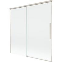 Mexen Rox 2-dalių slankus vonios ekranas 160 x 150 cm, permatomas, šlifuotas nikelis - 8C9-160-001-97-00