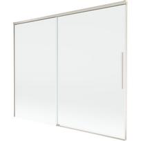 Mexen Rox 2-jų durų stumdoma vonios užuolaida 190 x 150 cm, permatoma, šlifuotas nikelis - 8C9-190-001-97-00