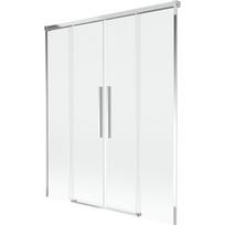 Mexen Rox dviejų dalių vonios ekranas 160 x 150 cm, permatomas, chromas - 8C9-160-002-01-00
