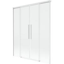 Mexen Rox 2-geldis slankiojančios vonios pertvaros 140 x 150 cm, skaidri, balta - 8C9-140-002-20-00