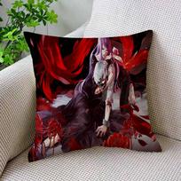 Tokyo Anime Ghoul Cushion Cover Pillow Cover Decor Pillowcase Printed Cushion Case For Couch 12x12Inch