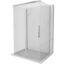 Mexen Rox-3S trijų sienelių dušo kabina, stumdomi durys, 155 x 75 cm, skaidri, chromas - 8C2-155-075-01-00-3S