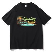 Kokybiški Learing Center marškinėliai 800 Apgavystė Juokingi Humoras Popkultūra Marškinėlis Unisex Medvilniniai Drabužiai Komfortas Mada T-shirt XS juoda