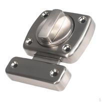 , Revolving Door Lock Gate for Front Door, Sliding Basement Dutch Size L _Silver