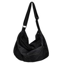 Popular Bag, Casual and Lazy Style Denim Single Shoulder Crossbody Bag, Can Store Korean Version Harajuku Ins Men's and Women's Small Shoulder Bags juoda