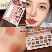 KAPEL 12-Color Matte Earth Tone Eyeshadow Palette – Low Saturation Oil Painting Style 20g
