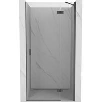 Mexen Mist-H dešinės pusės atveriamos dušo durys 115 cm, skaidrus stiklas, ginklų metalas - 8A5-115-000-95-00-P