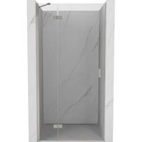 Mexen Mist-H kairiosios pusės 70 cm atveriamos dušo durys, skaidrios, šlifuotas nikelis - 8A5-070-000-97-00-L