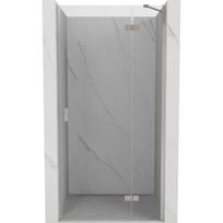 Mexen Mist-H dešinės pusės dušo durys, 110 cm, skaidrios, šlifuotas nikelis - 8A5-110-000-97-00-P