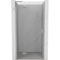Mexen Mist-H L kairinės dušo durys 115 cm, skaidrios, šlifuotas nikelis - 8A5L-115-000-97-00-L