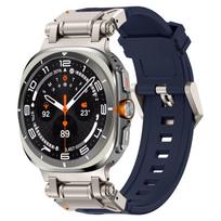 Rubber Strap for Samsung Galaxy Ultra Watch 47mm Sport Men Band for samsung GALAXY ULTRA 7 47MM No Gap Stainless Steel Watchband Galaxy Watch Ultra