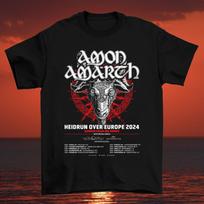 AMON AMARTH Heidrun over Europe Tour 2024 T Shirt Full Size S-5XL BE2530 Unisex T-Shirt M