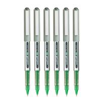 Uniball Eye UB157 0.7mm Roller Ball Pen Green Ink Pack of 1 x 6 pen Smooth Writing Office School Supplies