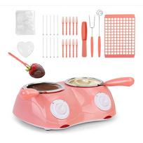 Melting Fondue Set, Electric Chocolate Melting Pot, Chocolate Fondue, Milk Chocolate, Cheese, Butter, Candy Warmer One Size