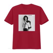 Patti Smith Horses Medvilniniai marškinėliai Stilingi moterims su ikonišku dizainu vintage skalauti madingi minkšti gatvės stiliaus kvėpuojantys homme S white