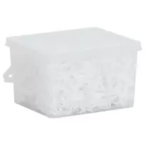Pynimo juostos arkliui, 2500 vnt., baltos, silikoninės
