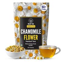 BLUE TEA - Ramunėlių arbata miegui - 100 g - 160+ puodelių | MIEGAS IR ATSIPALAIDAVIMAS | Žolelių arbata - Be kofeino - Pagrįsta gėlėmis - Neskaidi - Neskaidri gray