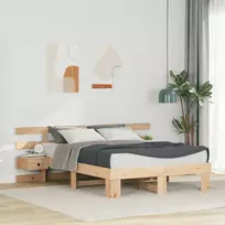 Lovos rėmas Ruda 140 x 190 cm Kietos pušies mediena