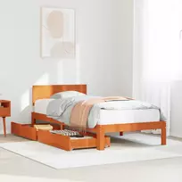 Lovos rėmas Vaško ruda 70 x 190 cm Kietas pušies medis