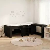 Vaikų Aukštas Lovos Rėmas su Rašomuoju Stalu 2 vnt.