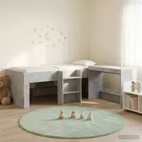 Vaikų Aukštas Lovos Rėmas su Rašomuoju Stalu 2 vnt.