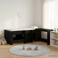 Vaikų Aukštas Lovos Rėmas su Rašomuoju Stalu 2 vnt.