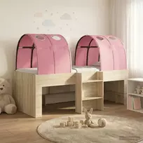 Vaikiškas aukštas lovos rėmas su tuneliu