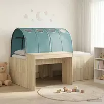 Lovą su tuneliu 3 vnt. Artisian ąžuolas ir šviesiai mėlyna