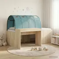 Lovą su tuneliu 3 vnt. Artisian ąžuolas ir šviesiai mėlyna