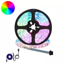 LED juosta 12 pcs Juoda ir permatoma 3000 mm Varis ir plastikas