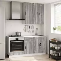 Virtuvės vienetas KALMAR 5 pcs Pilka Sonoma Apdirbta mediena