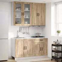 Virtuvės vienetas KALMAR 4 pcs Sonoma ąžuolas Apdirbta mediena