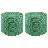Džiuto virvė 2 pcs Žalia 100% Tossa jutas