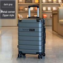 HANDUNYOU Lightweight Carry-On Luggage tamsiai pilka spalva