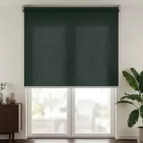 Lauko roletai 90% UV blokavimui Tamsiai žalia 400 x 230 cm HDPE