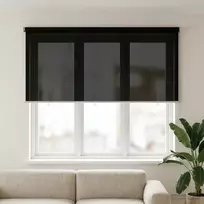 Lauko roletai 90% UV blokavimui Juoda 200 x 140 cm HDPE