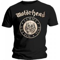 Motorhead Unisex Adult Undercover Newsprint Seal T-Shirt S juoda