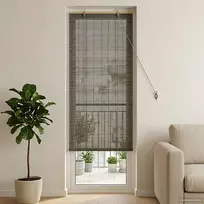 Roletas Pilka 40 x 220 cm Bambukas