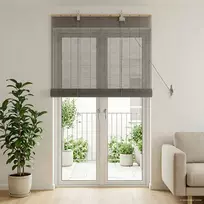 Roletas Pilka 90 x 220 cm Bambukas