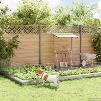 Sodo tvora su kuoliukais 12 pcs 35 x 50 cm Mesh Sidabrinė
