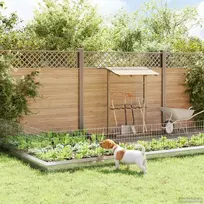 Sodo tvora su kuoliukais 24 pcs 95 x 50 cm Mesh Sidabrinė