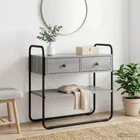Konsolinis stalas Pilka Sonoma 80 x 40 x 75 cm Apdirbta mediena