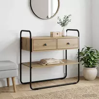 Konsolinis stalas Artisano ąžuolo 80 x 40 x 75 cm