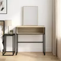 Makiažo stalas Sonoma ąžuolas 81 x 40 x 131 cm Apdirbta mediena