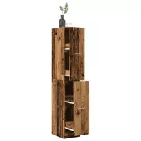 Vaistų spintelė, medienos spalvos, 30x41x174,5cm, mediena