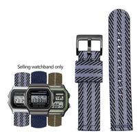 18mm Nylon Watchband for CASIO a168w A158 A159 A168 A169 B650 AQ230 700 MRW200 AEQ-110 Watch Breathable Canvas Strap Bracelet 18mm