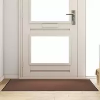 Durų kilimėlis Ruda ir juoda 90 x 150 cm 100% poliamidas