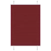 Plisuota žaliuze Bordo raudona 90x150 cm Audinio plotis 89,4 cm